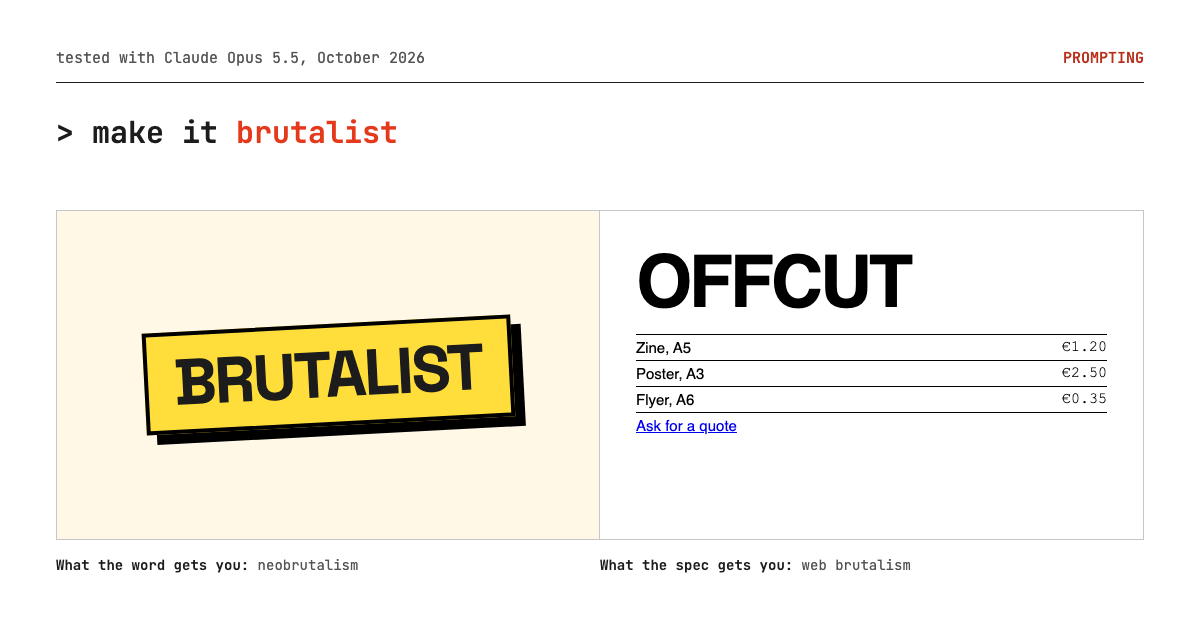 Brutalist Web Design Prompt: Why You Get Neobrutalism