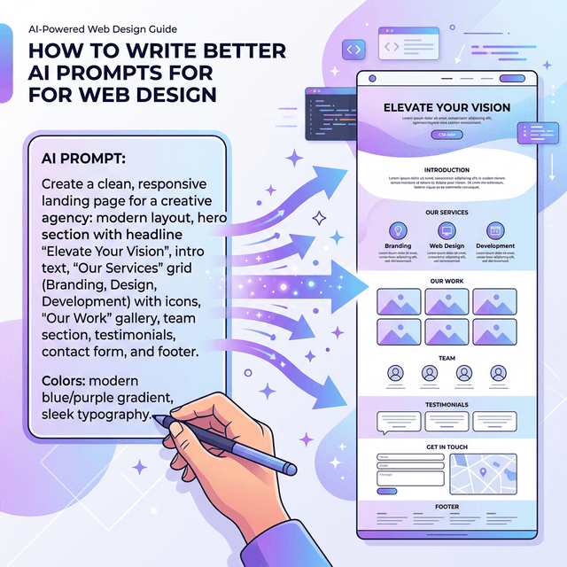 How to Write Better AI Prompts for Web Design