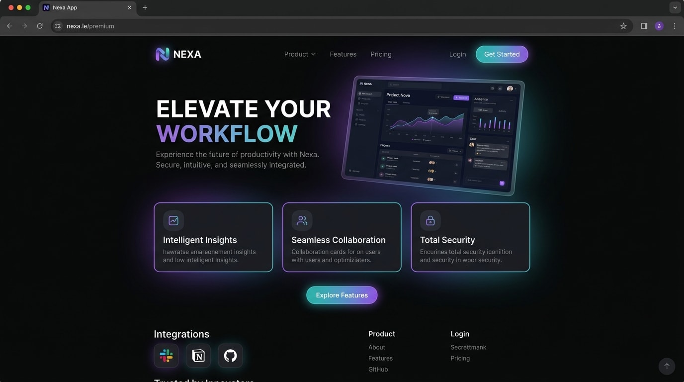 Preview of Dark Mode Premium App